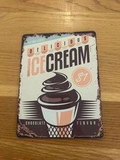 Insegne e targhe American Diner in metallo/latta, retrò, oltre 50 varie insegne disponibili