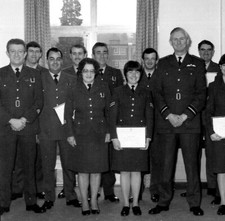 Vintage Photo RAF Halton Female Warrant Officer Cadets Men Royal Air Force 1980