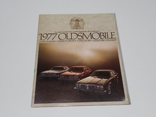 OLDSMOBILE 1977 TORONADO DELTA 88 CUSTOM DEPLINAT BROCHURE PROSPEKT (A1-3)