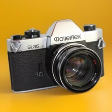 ? ROLLEIFLEX SL 35 made in Germany + Planar HFT 50 mm f 1,4 West Germany  