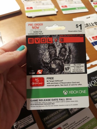 Xbox one evolve pre - xbox,