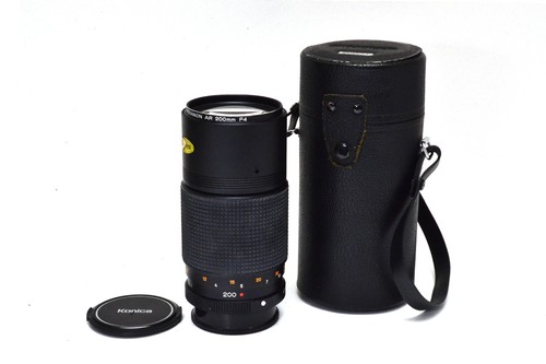 Konica hexanon 200mm f4 - ar,
