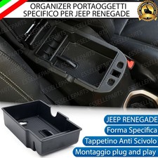 VANO PORTAOGGETTI BRACCIOLO PER JEEP RENEGADE PORTA OGGETTI SPECIFICO ORGANIZER