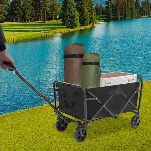 Carrello pieghevole nero