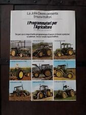 TRATTORI JOHN DEERE Brochure 20x27,5 dell'epoca 1979