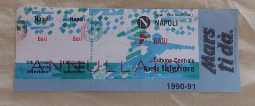 Raro biglietto napoli - raro,