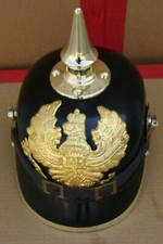 Pickelhaube Elmetto in pelle