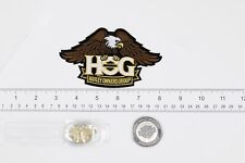 Toppa Eagle Gold ~ Gruppo Proprietari Harley Davidson HOG H.O.G. Con spilla HOG e decalcomania S