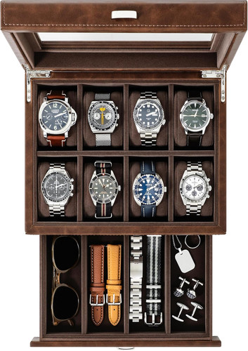 Scatola porta orologi con - con, 8
