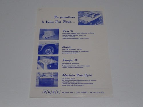 Osbe accessori per fiat panda - osbe,