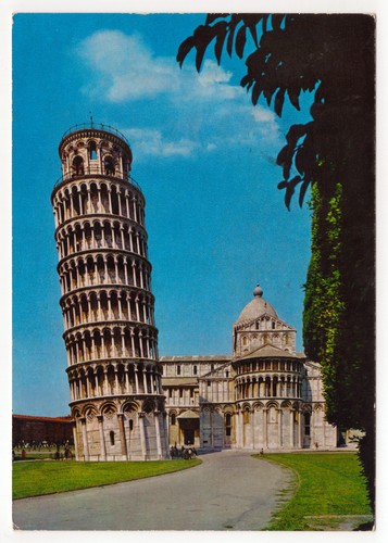 Pisa torre pendente - pendente, duomo