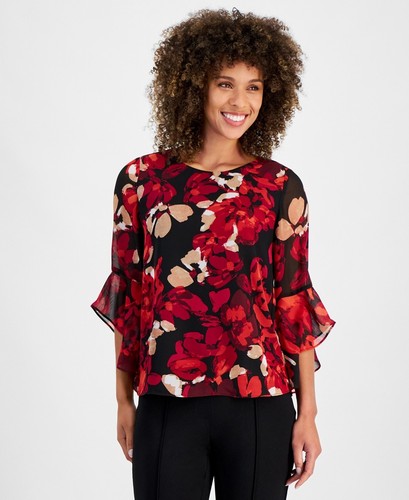 Top kasper petite stampa - top,