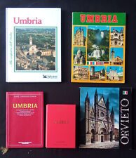 UMBRIA - Guide turistiche d'Italia Orvieto Mino Valeri Touring - LOTTO 5 LIBRI