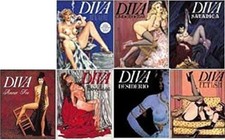 Diva ed. Glittering Lotto 7 Volumi (Blue, Cine sex star, Satanica, Amour fou,...