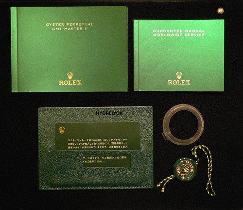 Rolex gmt master booklet - gmt, set
