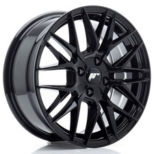 Un cerchio Cerchi JR Wheels JR28 16x7 ET25 4x108 Nero lucido