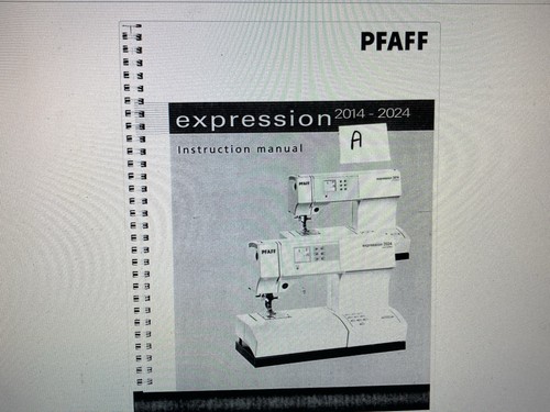 Pfaff 2014 manual - pfaff,