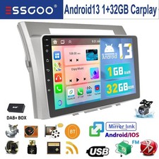 32G Carplay Android14 autoradio navigatore GPS per Toyota Corolla Verso 2003-2009 DAB+