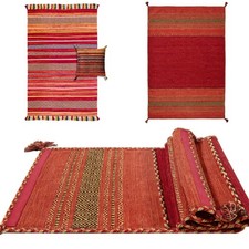 Tappeto Kilim indiano fatto a