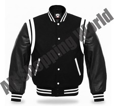 Bomber da baseball nero