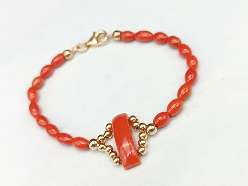 Bracciale donna corallo - , rosso