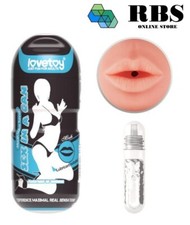 Masturbatore uomo pompino realistico bocca artificiale maschile silicone per da