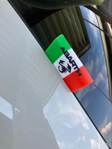 Abarth tag tricolore 500 595 - tricolore,