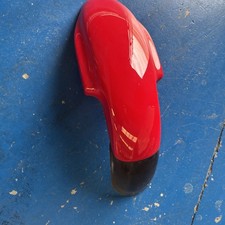 8130821 Parafango Anteriore Rosso Aprilia Af1 Sintesi Replica 125 1989 - 1990 