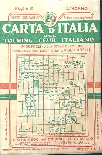 Livorno carta italia 21 - 21, /