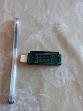 Gomma Eraser gommina Vintage anni 80 stereo portatile (con difetti nella gommina