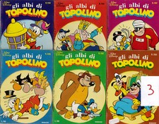 TOPOLINO ALBI  6 FUMETTI