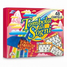 Tombola dei Sogni – Gioco da Tavolo Tradizionale Italiano con 48 Cartelle