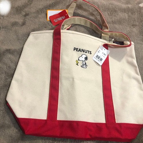 Peanuts snoopy canvas tote - tote, bag