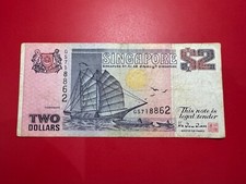 Asia - Singapore - 2 Two Dollars Dollari 1992