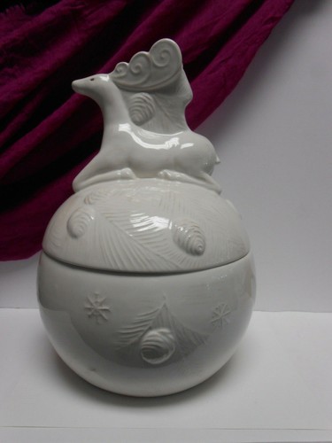 Biscottiera winter white - white, by