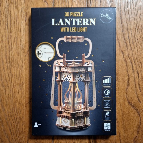 Puzzle legno lanterna con - lanterna,