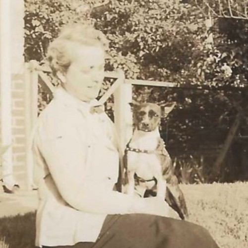 Foto istantanea vintage donna