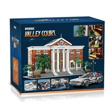 MOC Ritorno al Futuro Courthouse & Delorean Time Machine Set Costruzioni 4269 pz