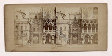Fotografia stereoscopica - Venezia - Entrata Palazzo dei Dogi - 1900 ca.