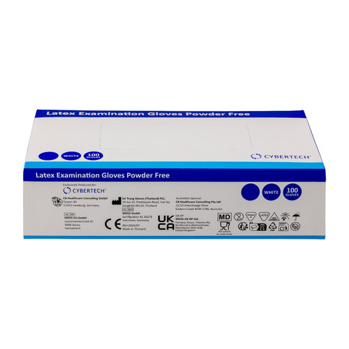 Guanti lattice bianco - lattice,