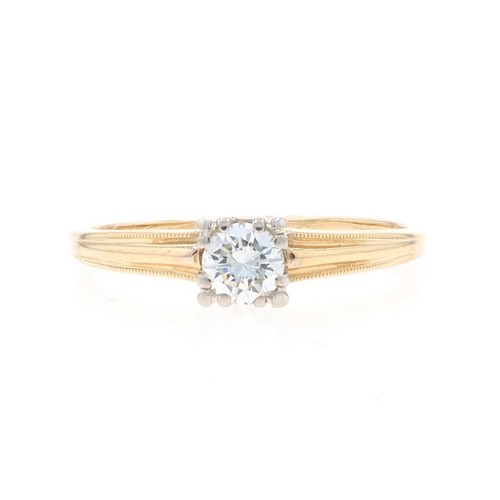 Oro giallo diamante vintage - oro,