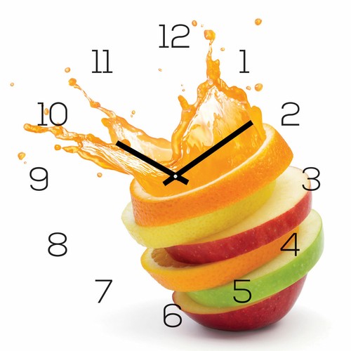 Orologio parete vetro 30x30 - da,