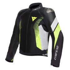 DAINESE GIACCA SUPER RIDER 2 ABSOLUTESHELL BLACK/WHITE/FLUO YELLOW  TG.52