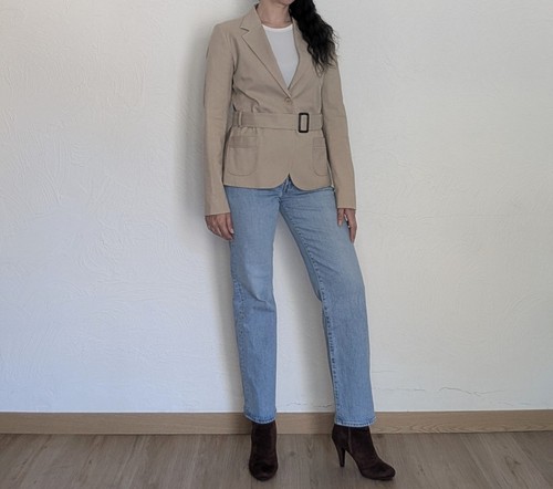 Blazer massimo dutti beige - blazer,