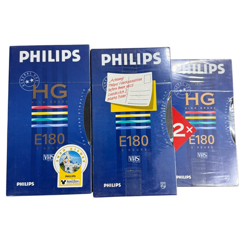 Philips vhs e180 pezzi - e180, 10