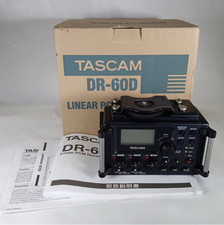 TASCAM DR-60D LINEAR PCM RECORDER/MIXER per DSLR TEAC WAV 44.1/48/96kHz 16/24bit