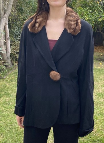 Blazer giacca nero vintage