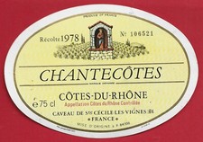 68/06 Etiquette label CÔTES