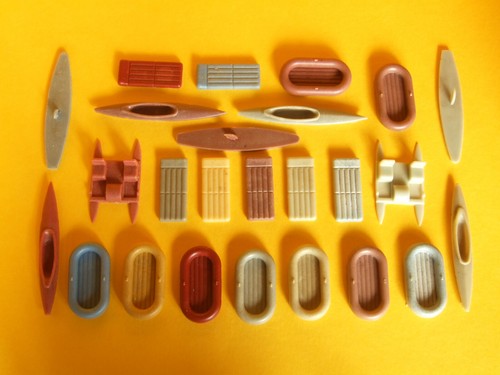 Set 25 pezzi canotti - -, 1:87