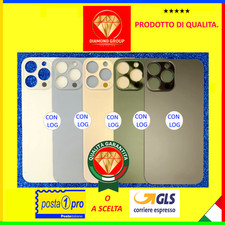 SCOCCA POSTERIORE BACK COVER VETRO+BIADESIVO IPHONE 13 PRO MAX BIG HOLE ?